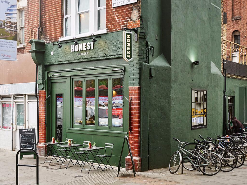 honest burgers hammersmith facade