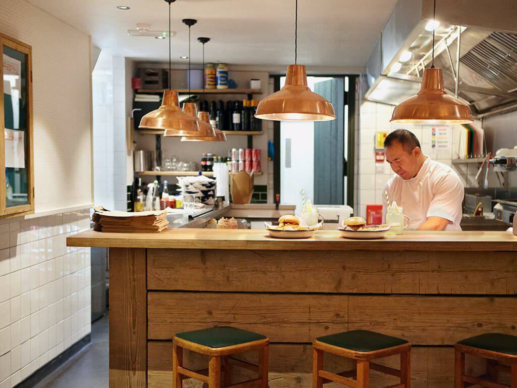 plating up at honest burgers portobello