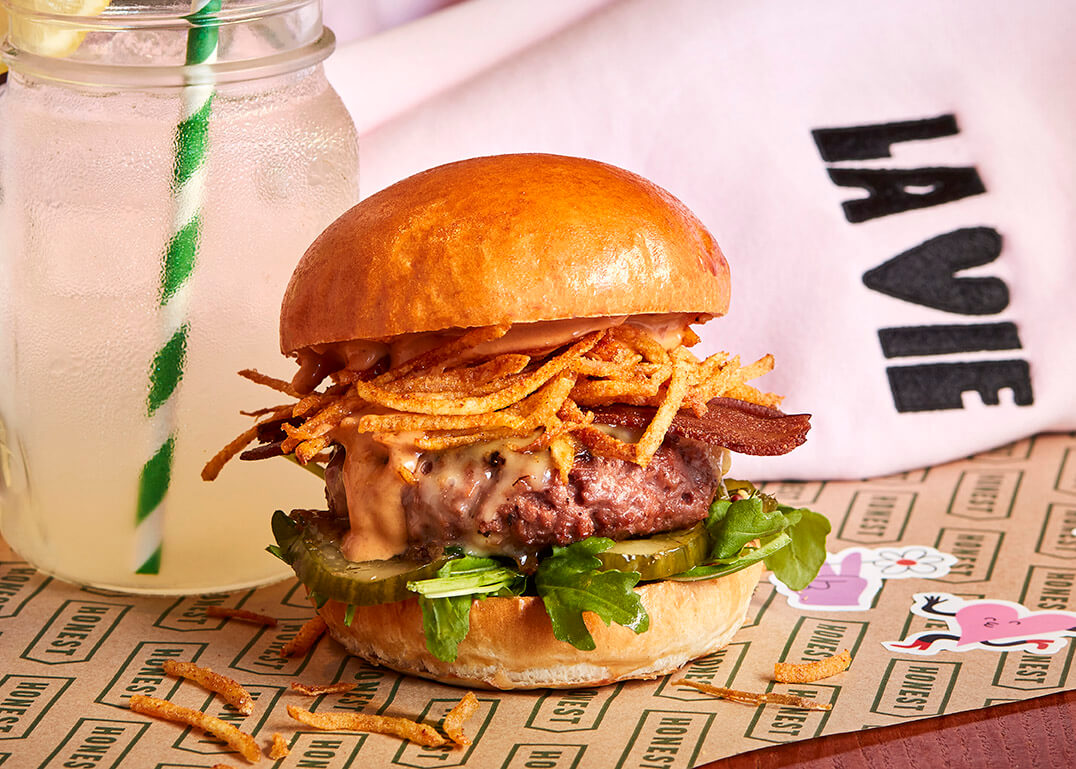 Honest Burgers La Vie Bacon Plant