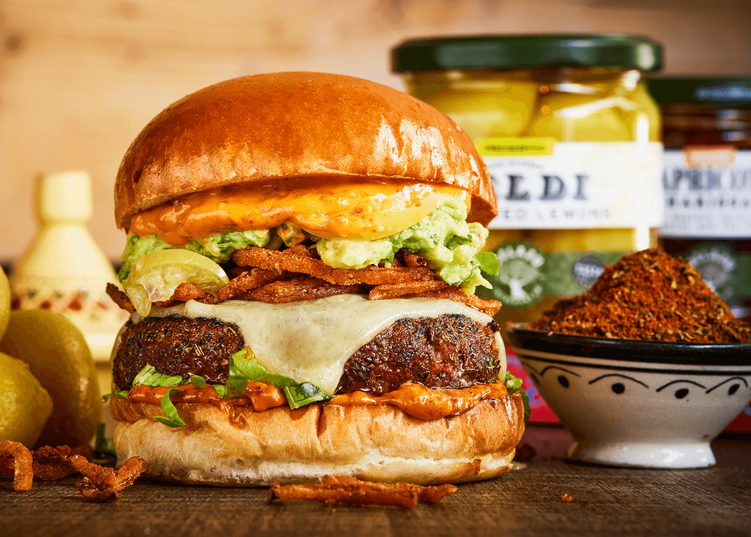 Morocco Burger Monthly Special