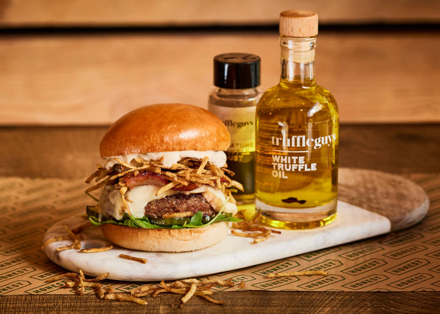 Truffle burger