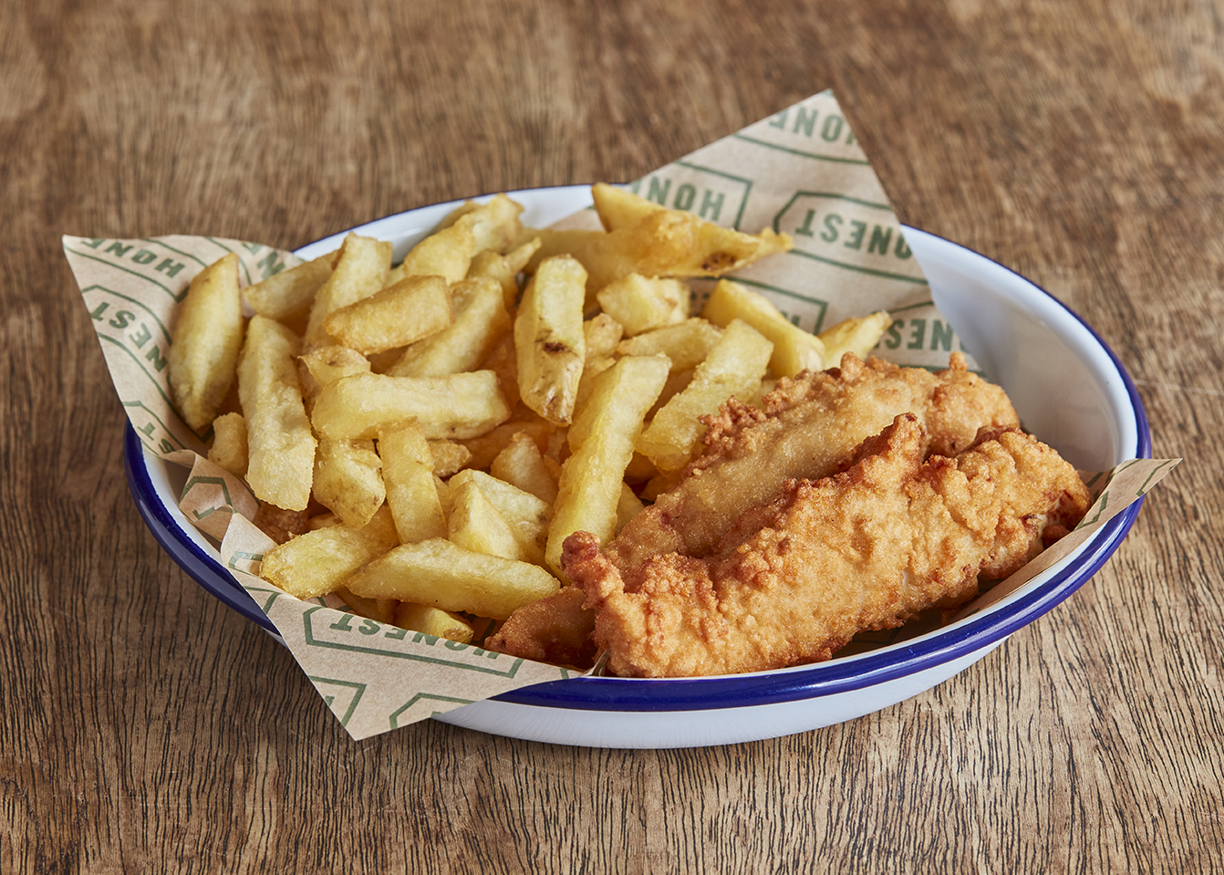 Kids tenders and chips