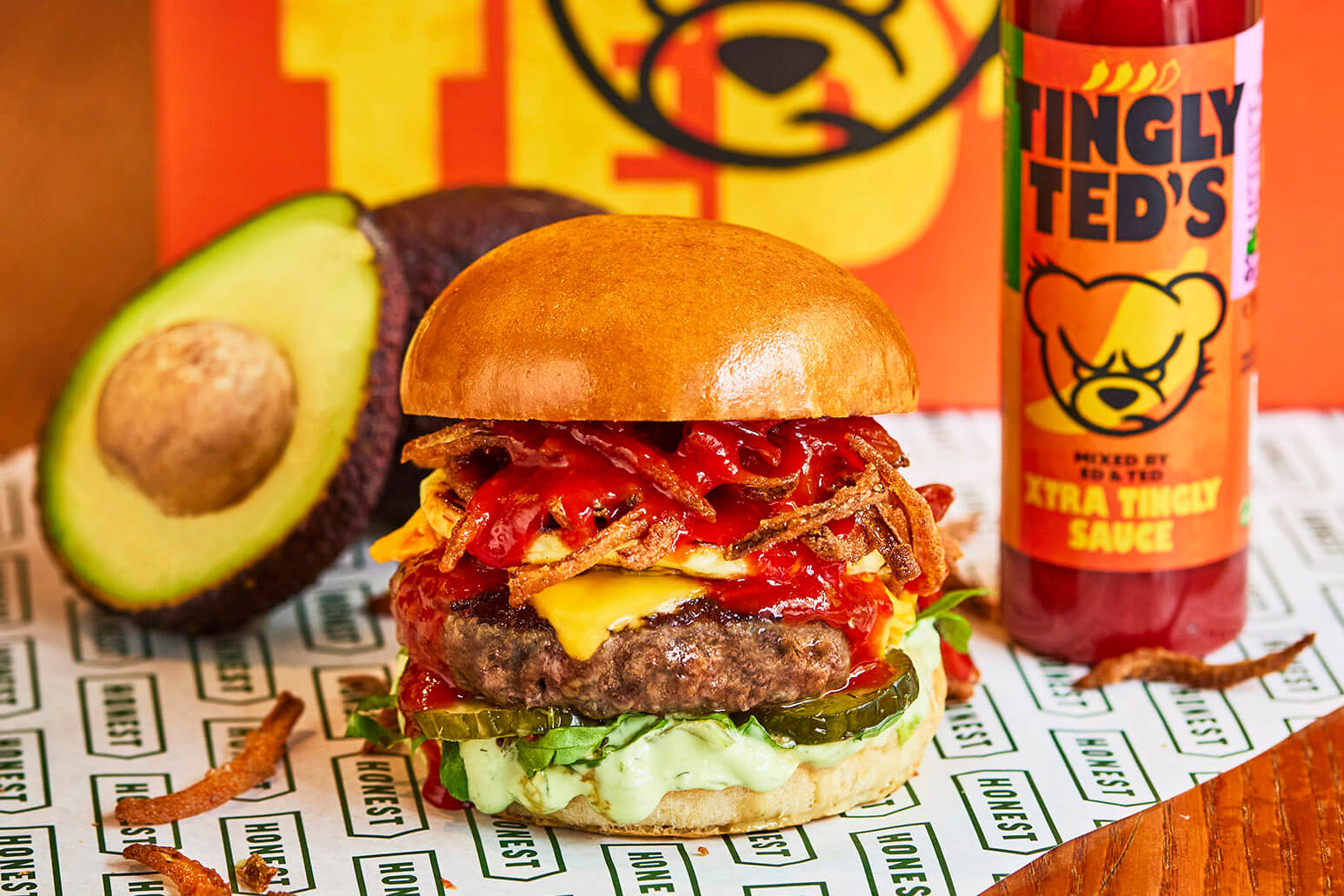 Tingly Ted's Halloumi Special at Honest Burgers