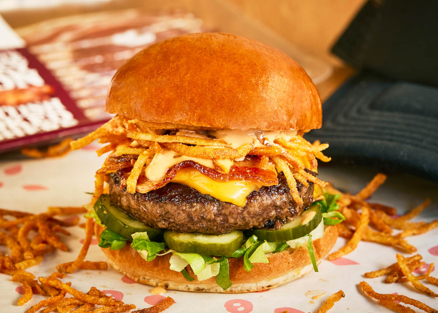 i love bacon burger - january special