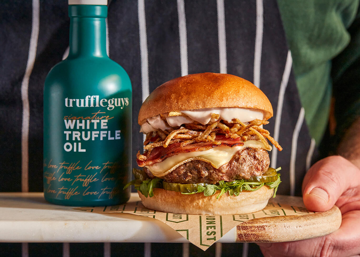 Truffle beef burger special