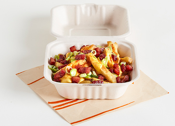 Bacon loaded chips Smash + Grab
