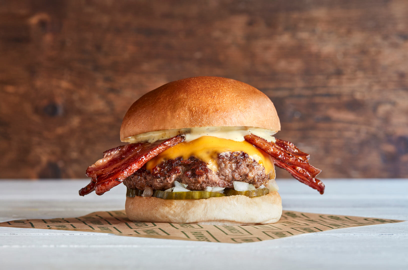 Classic beef big bacon special burger