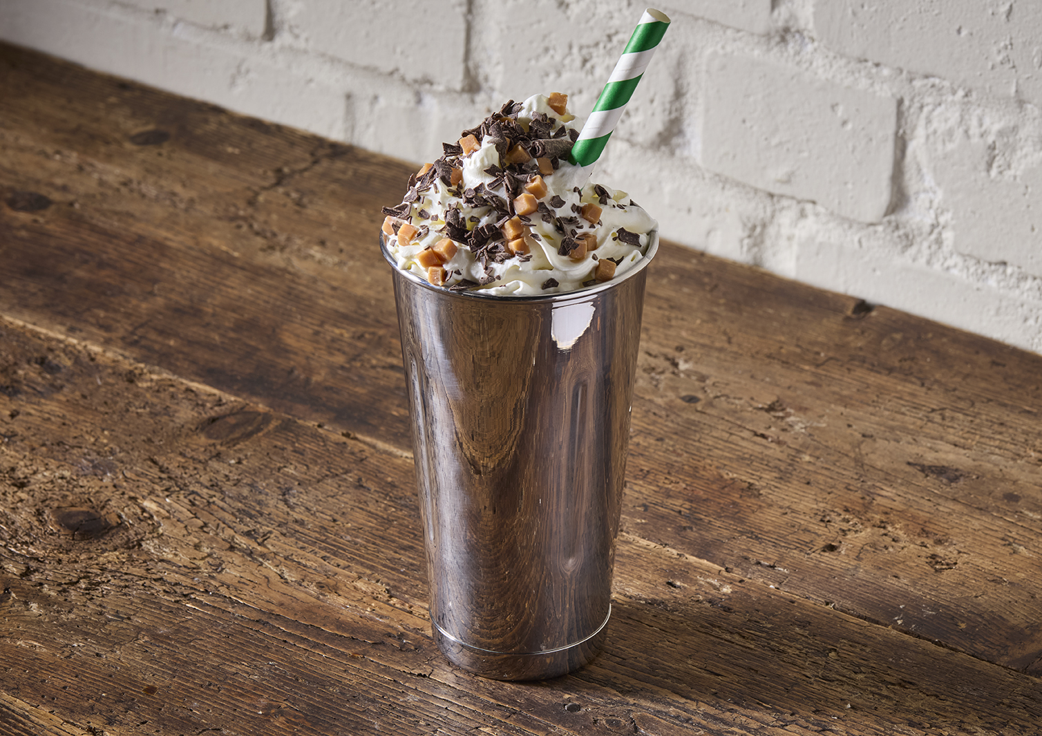 Chocolate millionaire milkshake at honest