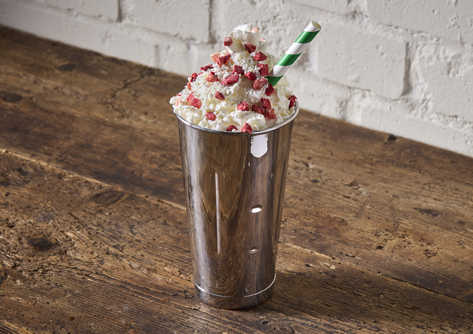 Strawberry eton mess shake