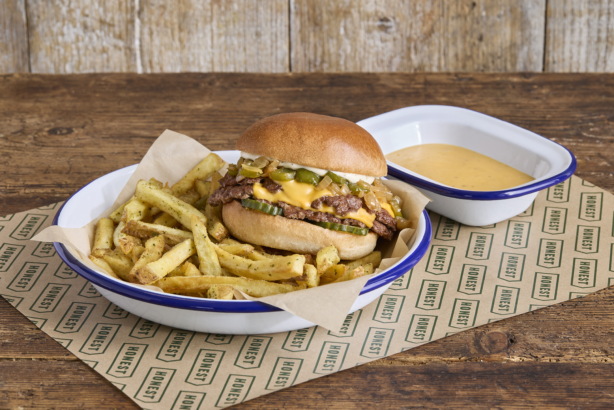 Philly Cheese smash burger